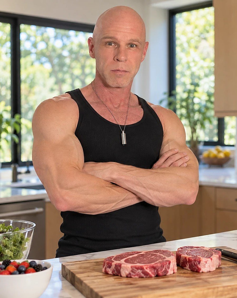 Christopher Ciprian, certified nutrition consultant, arms crossed in his kitchen